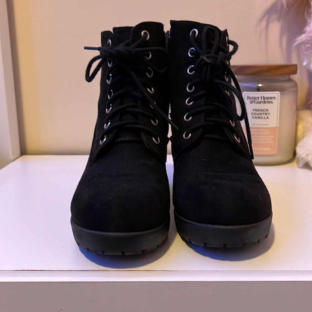 Black boots